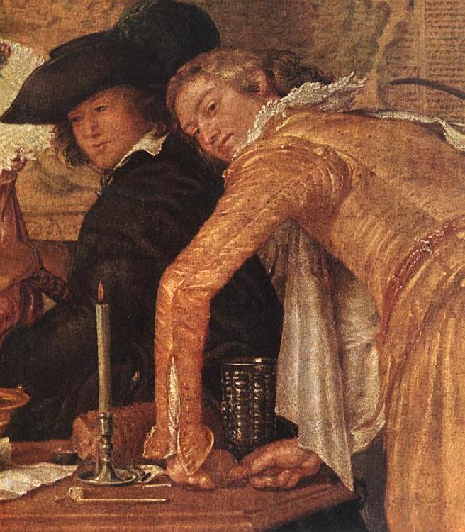 BUYTEWECH, Willem Merry Company (detail) oil painting image